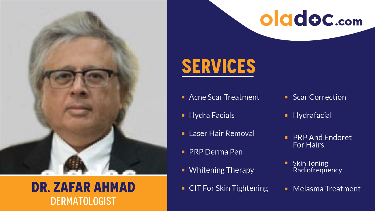 Services provided by Dr. Zafar Ahmad